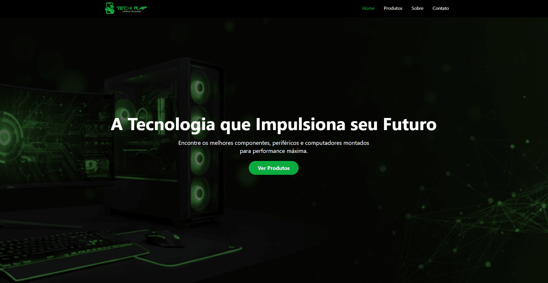 Imagem de demostração do projeto E-commerce Site